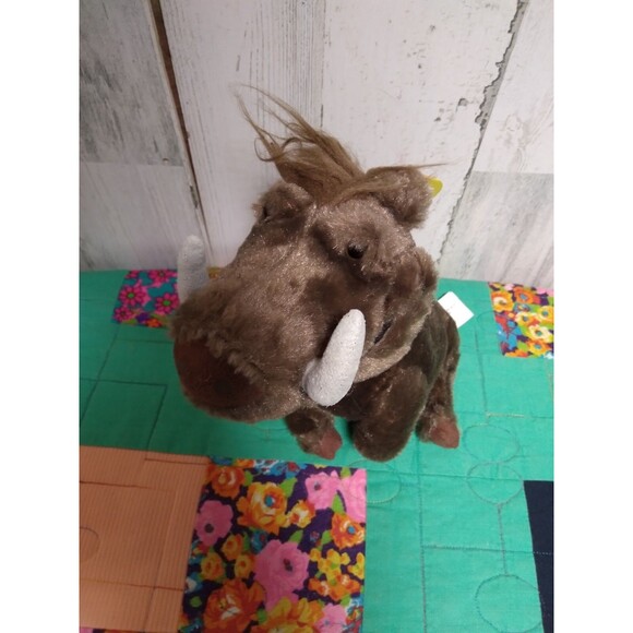 NEW DISNEY THE LION KING PUMBAA 7" Talking  Plush - Picture 3 of 11